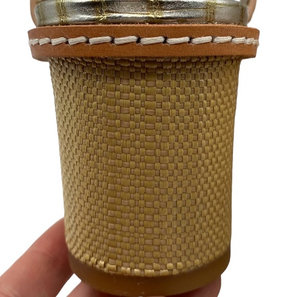 Sam Edelman Sandals Platform Wedge Brown Leather Strappy Buckle Casual Size 9.5S - Picture 8 of 15